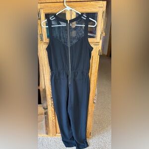 Forever 21 Black Lace Detail Jumpsuit